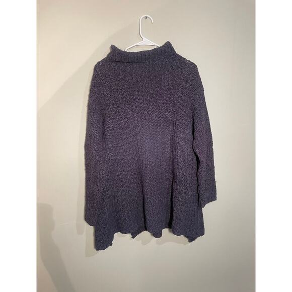 Annette Gortz Purple Merino Wool Blend Oversized Slouchy Sweater - Picture 6 of 11